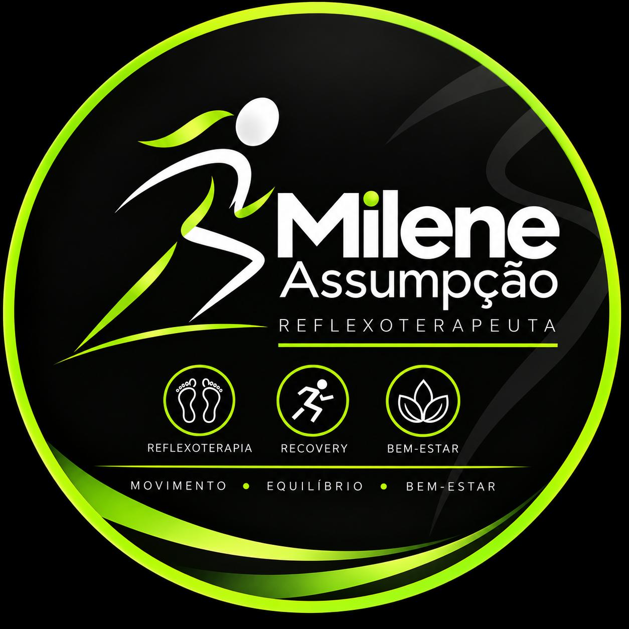 Milene Assumpção, reflexoterapeuta — Reflexoterapia, Recovery e Bem-estar.